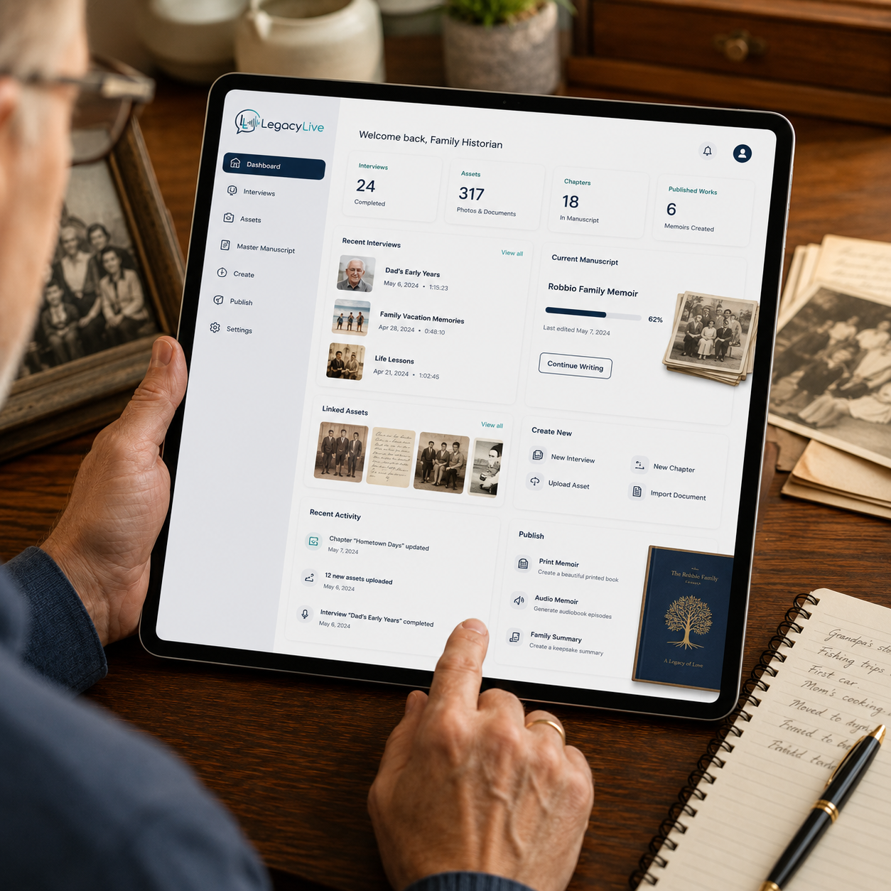 Organizer Dashboard Interface